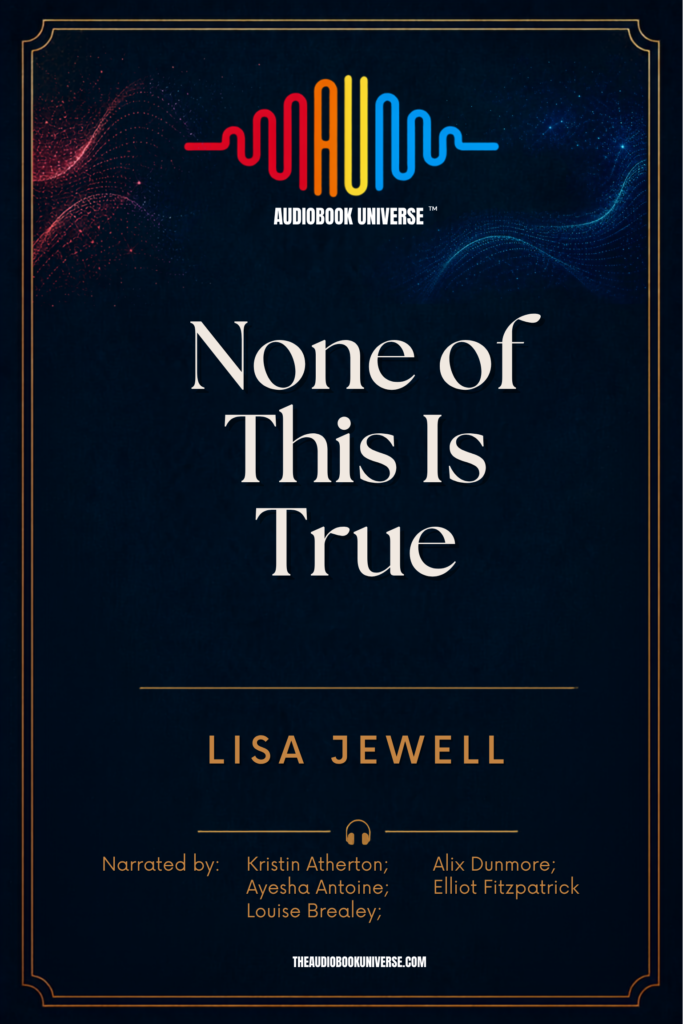 None of This Is True audiobook cover