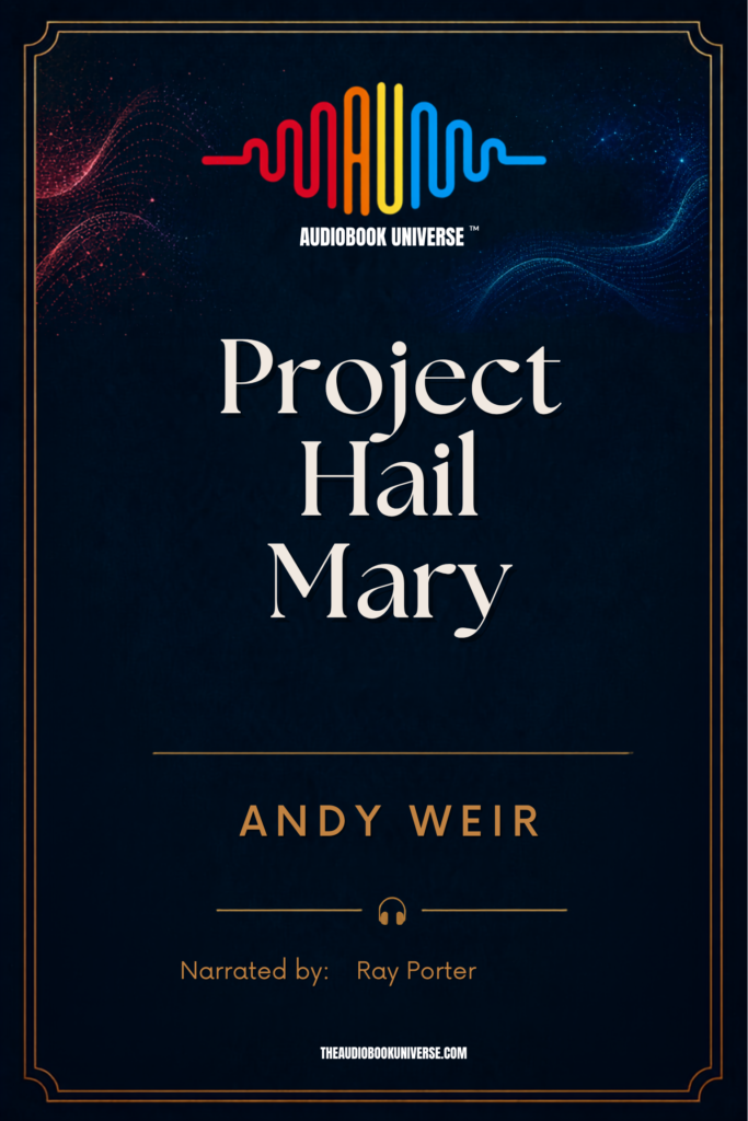 Project Hail Mary audiobook cover