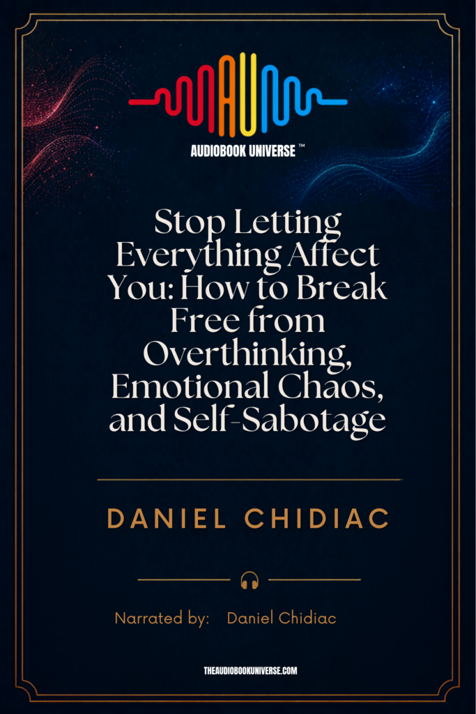 Stop Letting Everything Affect You audiobook cover