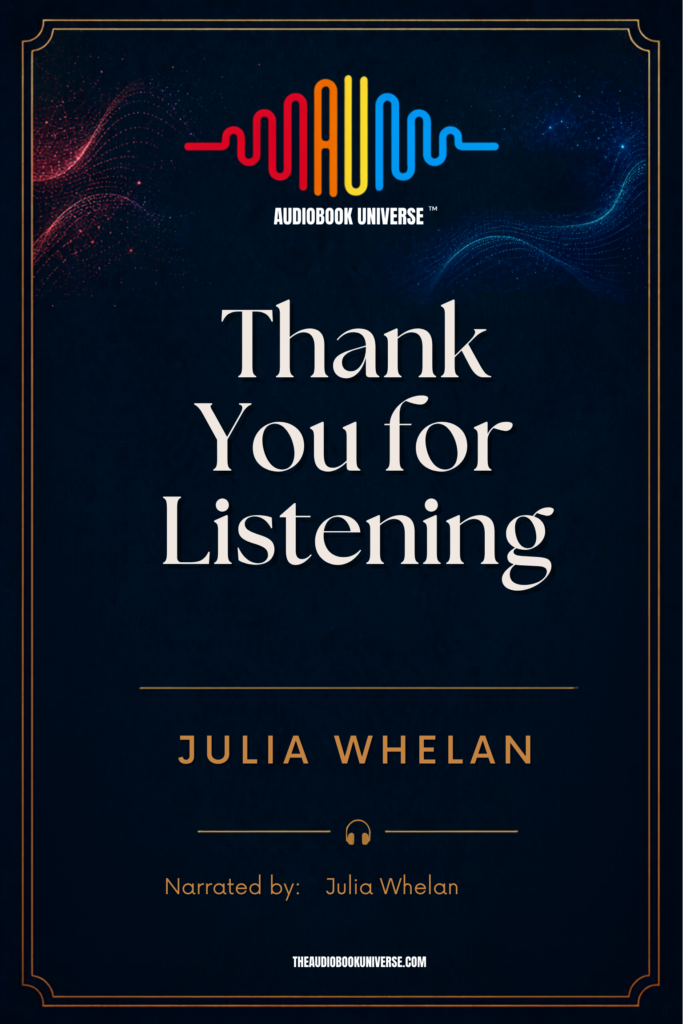 Thank You for Listening audiobook cover